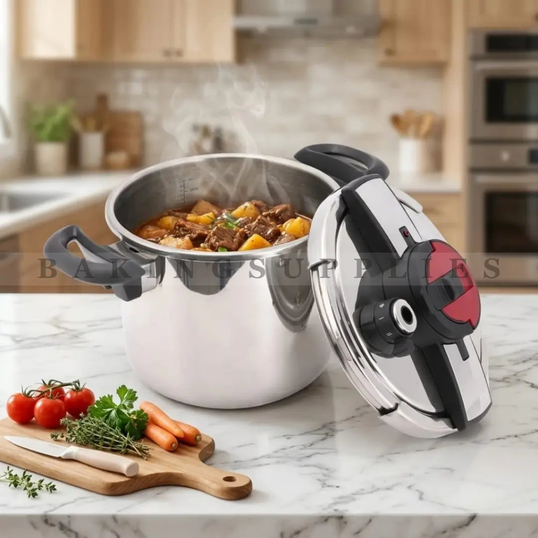 Aeterna Stainless Steel Pressure Cooker | Premium Cookware