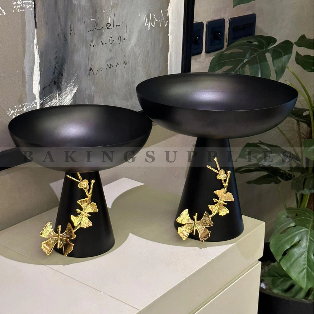 Black & Gold Deep Serving Platters