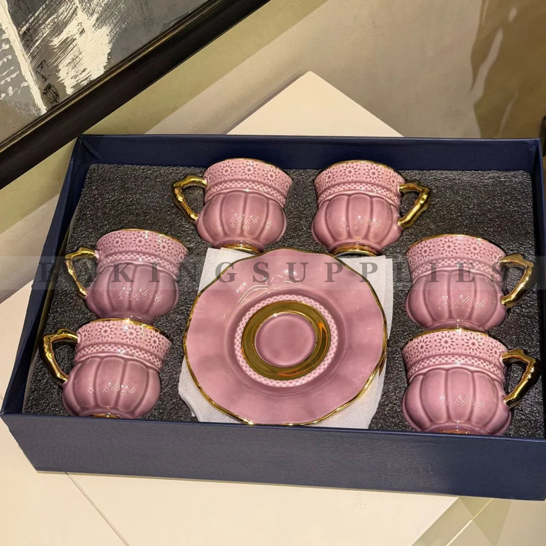 Premium Latte Cup & Saucer Set