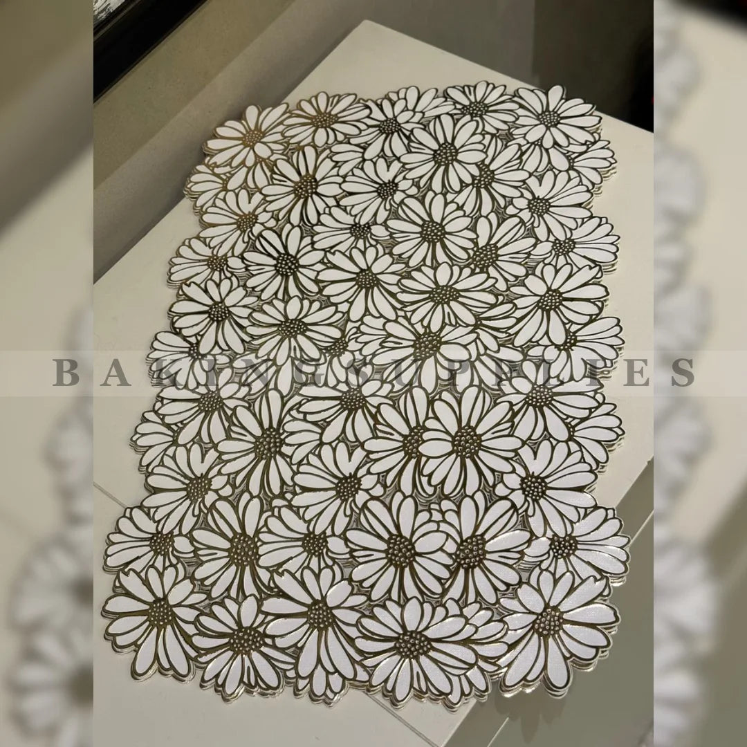 Set of 6 Premium Table Placemats | Modern Non-Slip Heat Resistant Mats