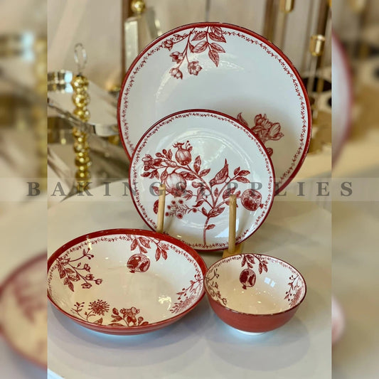 Gupan 24-Piece Ceramic Dinnerware Set – Stoneware | Serves 6