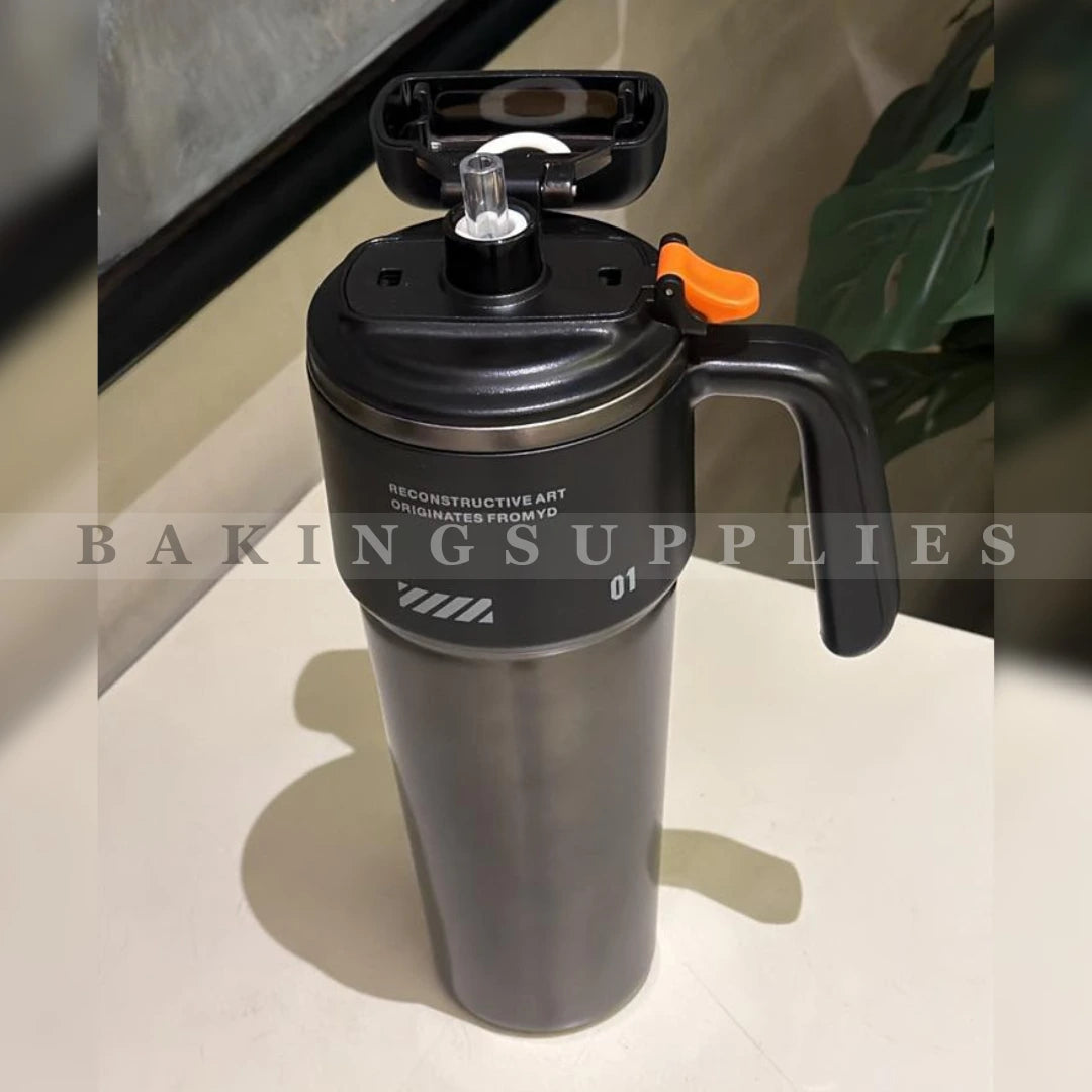 Premium Hot & Cool Stainless Steel Tumbler with Handle
