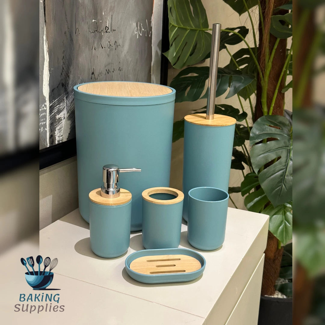 Imported High-Quality Bathroom Accessories Set – Premium Counter Ensemble