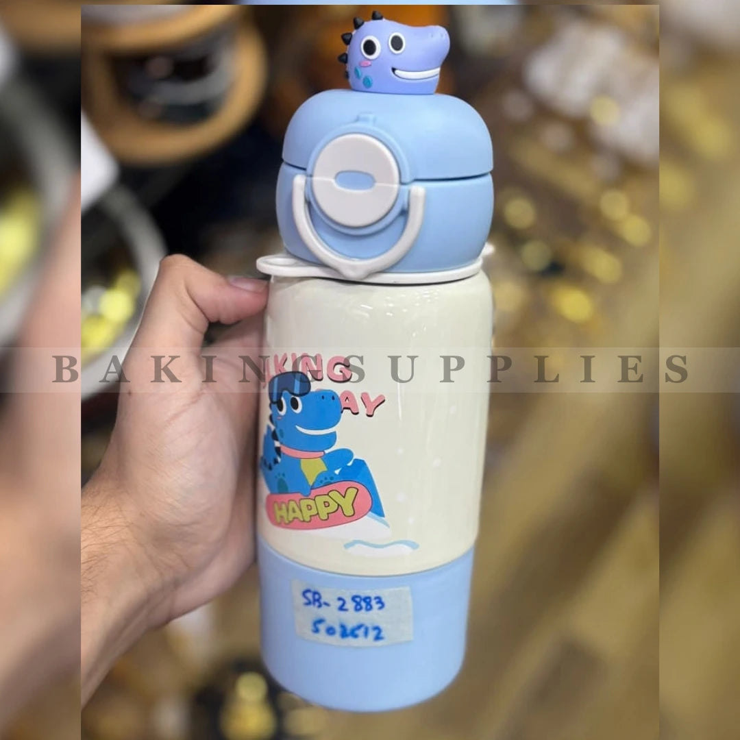 Kids Hot & Cool Water Bottle with Dinosaur Design