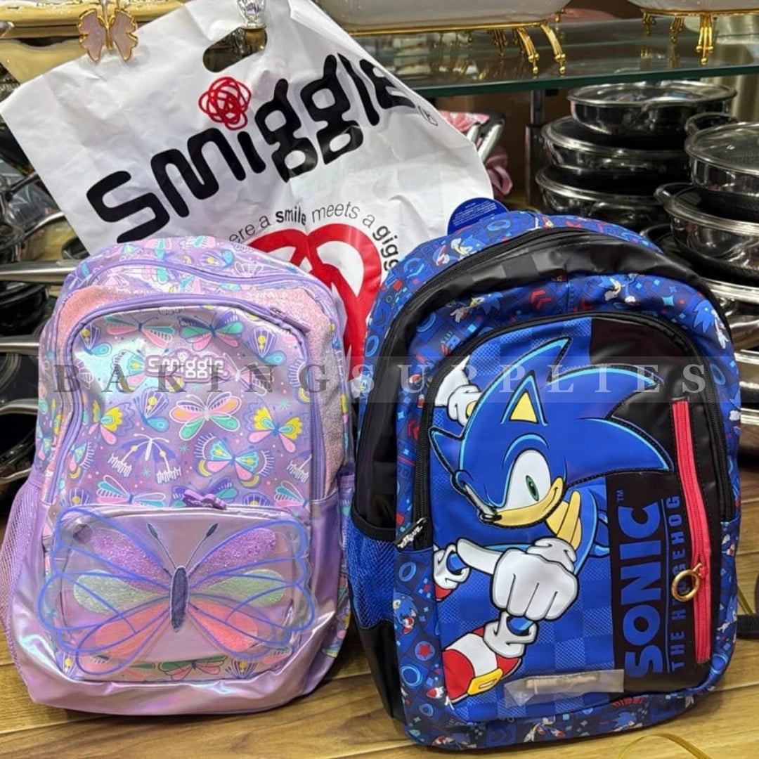 Kids Character & Butterfly School Backpack