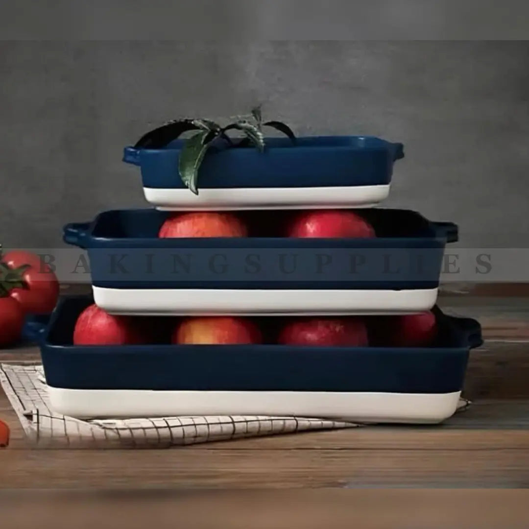 Set of 3 Oven Safe Baking Dishes