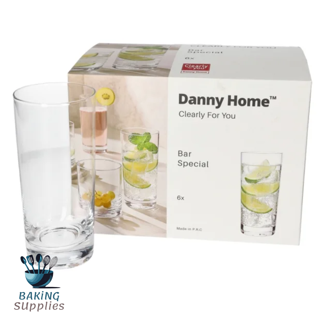 Tall Cocktail Glasses – Set of 6 (460 ml)