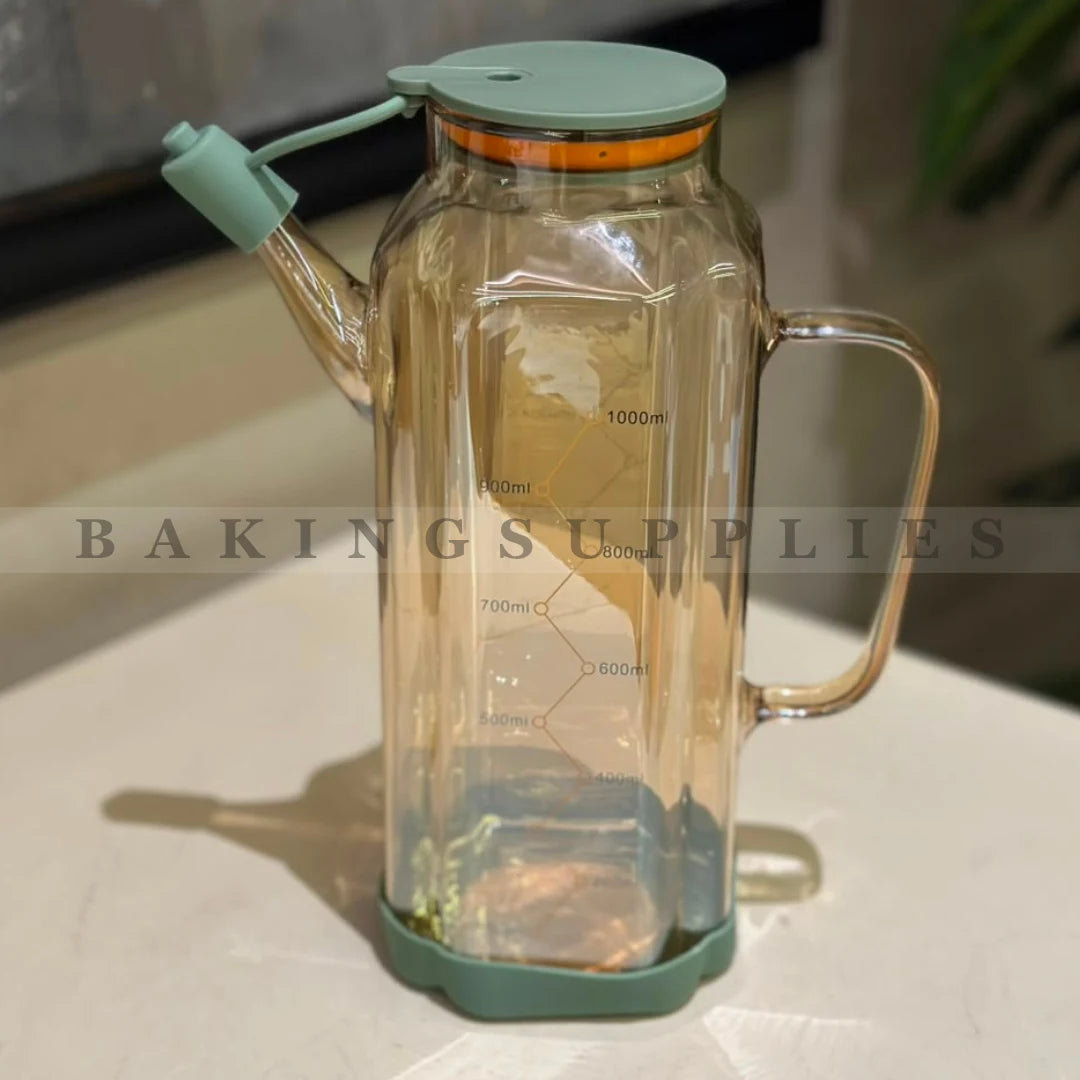 1000ml Glass Oil Dispenser Bottle with Pour Spout