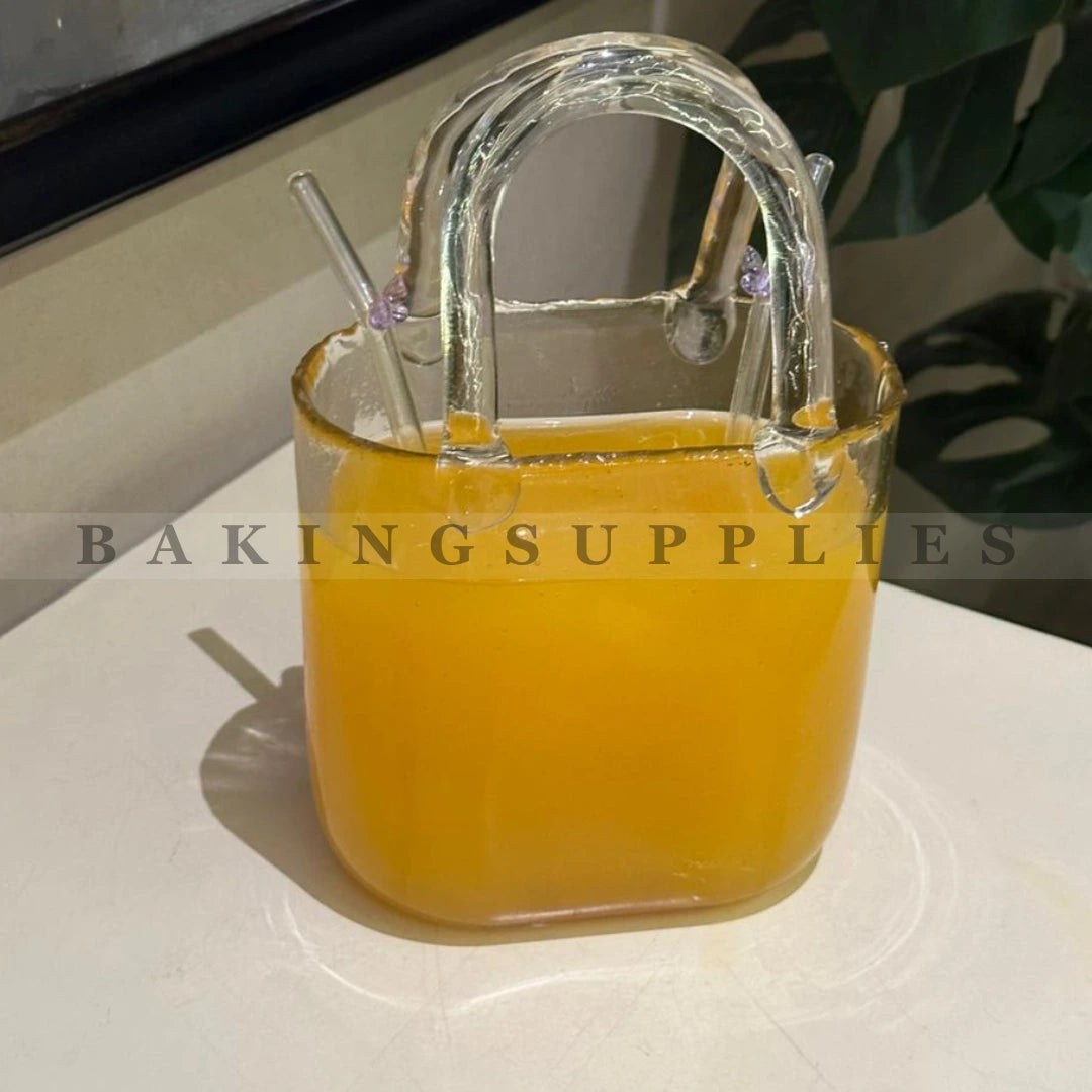 Stylish 1200ml Purse Glass | Unique Handbag Shape Drinkware