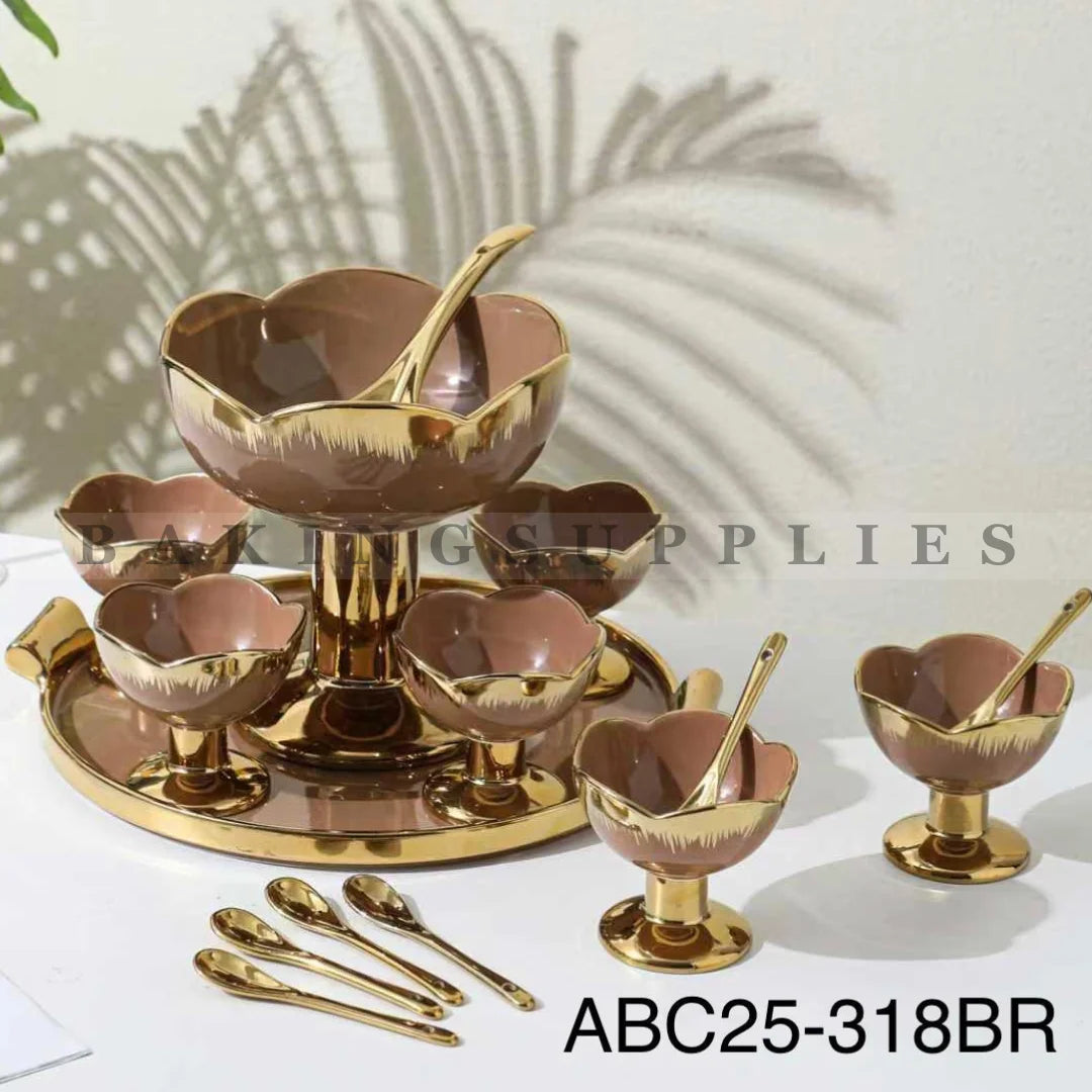 15-Piece Ice Cream Serving Set