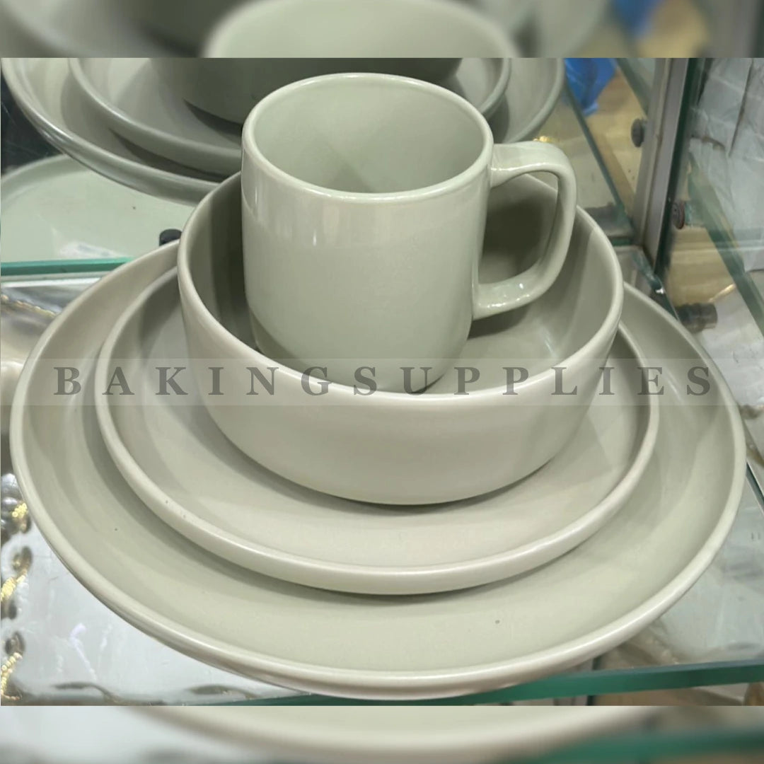 16-Piece Ceramic Dinnerware Set – 4 Person Serving