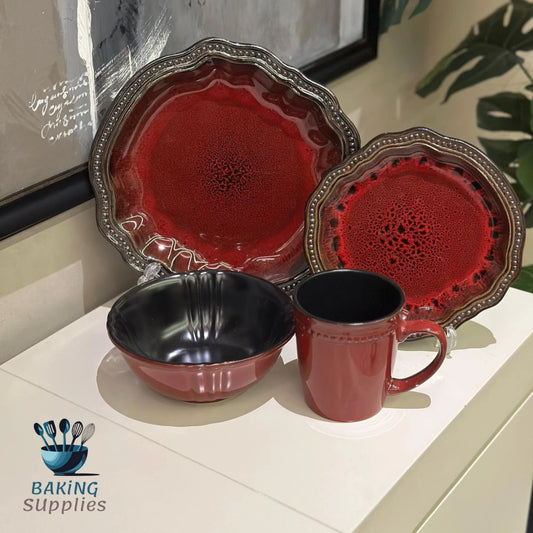 24-piece-breakfast-ceramic-set (RED)