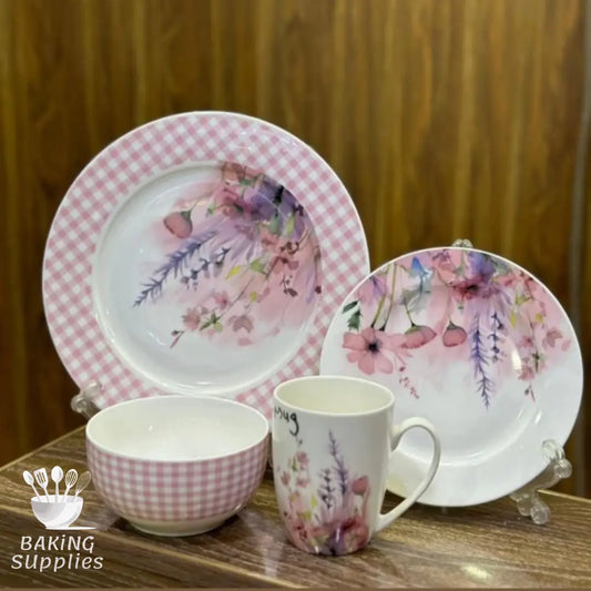 24‑Piece Ceramic Breakfast Set – Service for Six