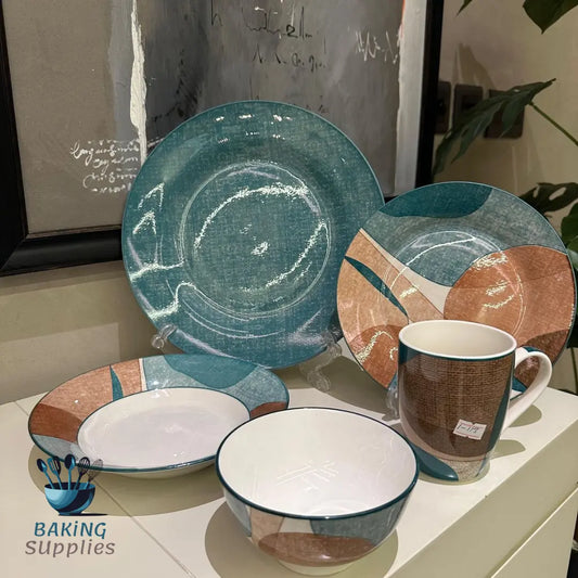 24‑Piece Ceramic Dinnerware Set – Service for Six