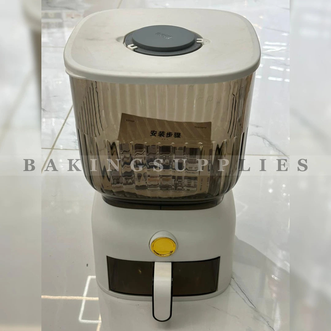 Automatic Rice Dispenser 6.5L Large Capacity Grain Storage Container