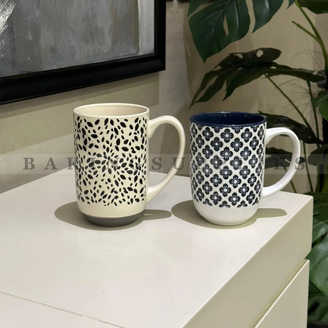 Set of 6 Ceramic Mugs – Classic Drinkware Collection