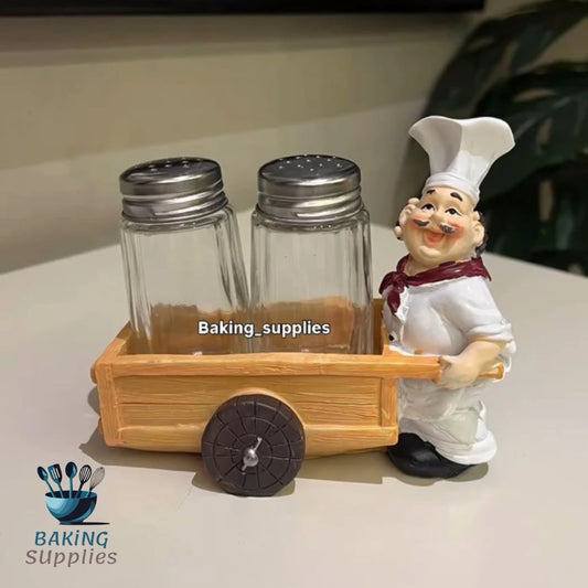 Elegant Glass Salt & Pepper Shaker Set