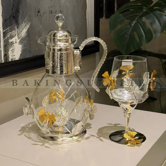 7 pcs Luxury Water Set with 3D Butterflies