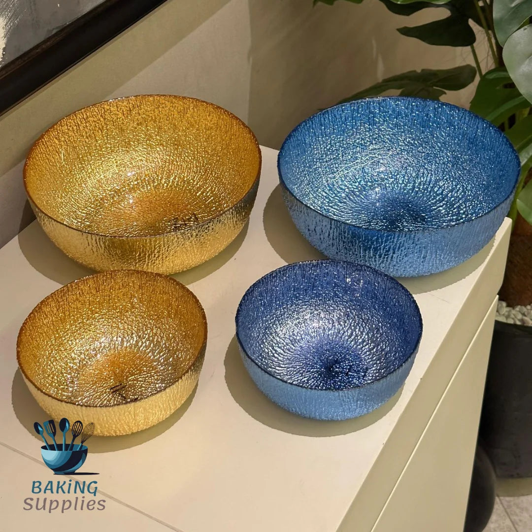 7pcs Serving & Dessert Bowl Set – 1 Large + 6 Dessert Bowls