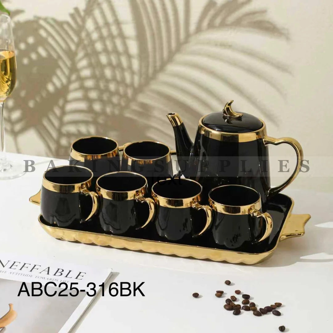 8-Piece Tea Set with Kettle
