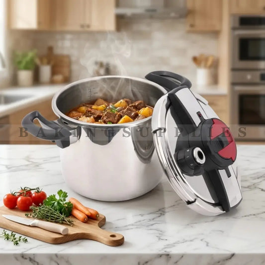 Aeterna Stainless Steel Pressure Cooker | Premium Cookware