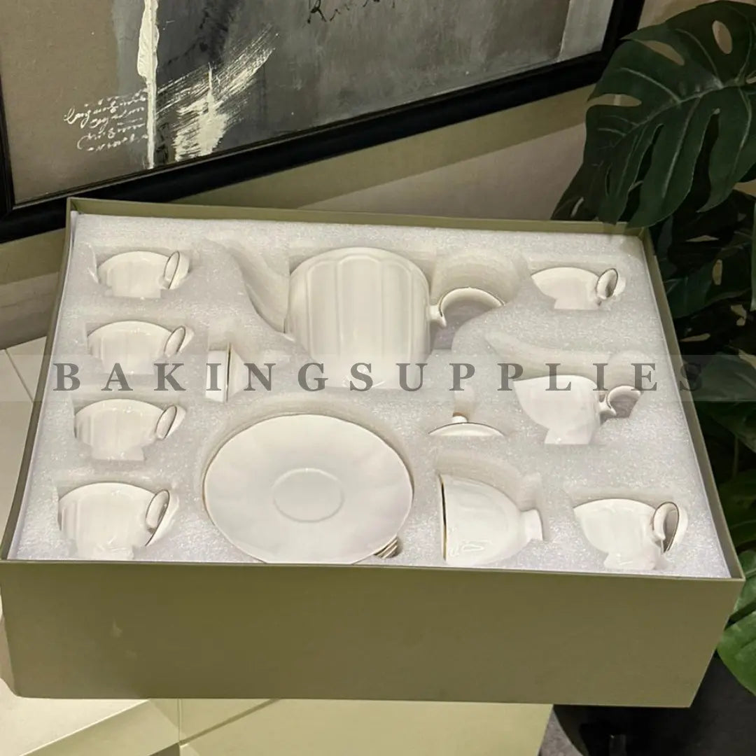 Angela Premium 15-Piece Ceramic Tea Set