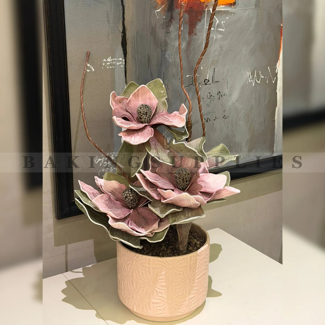 Artificial Flower & Plant in Ceramic Pot