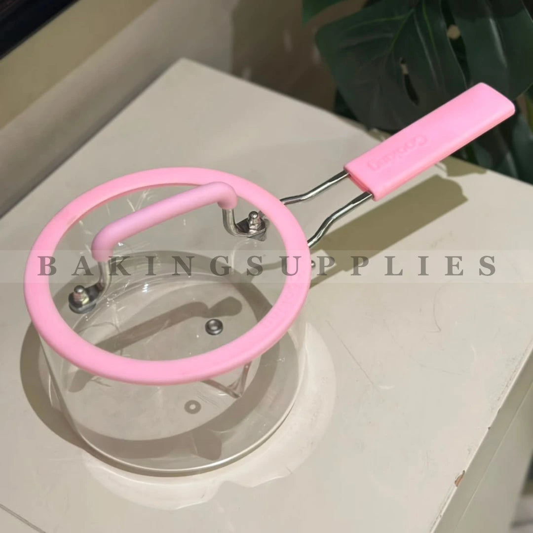 Heat Resistant Glass Saucepan with Lid Gas & Induction Safe