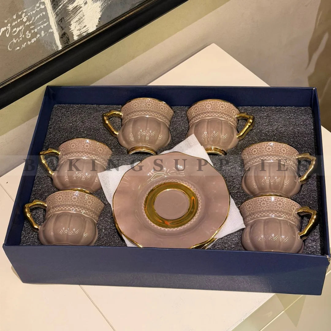 Premium Latte Cup & Saucer Set