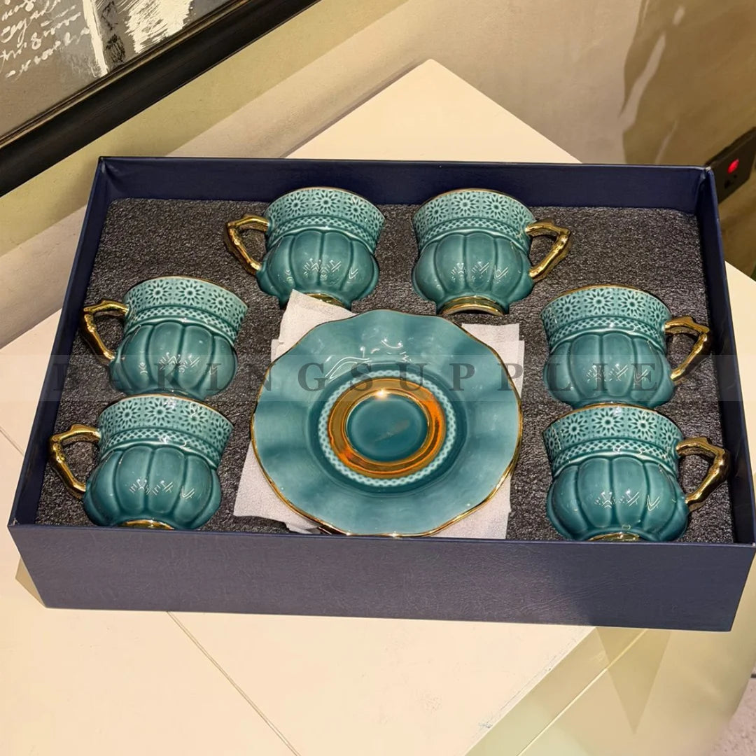 Premium Latte Cup & Saucer Set