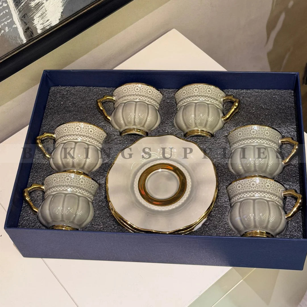 Premium Latte Cup & Saucer Set