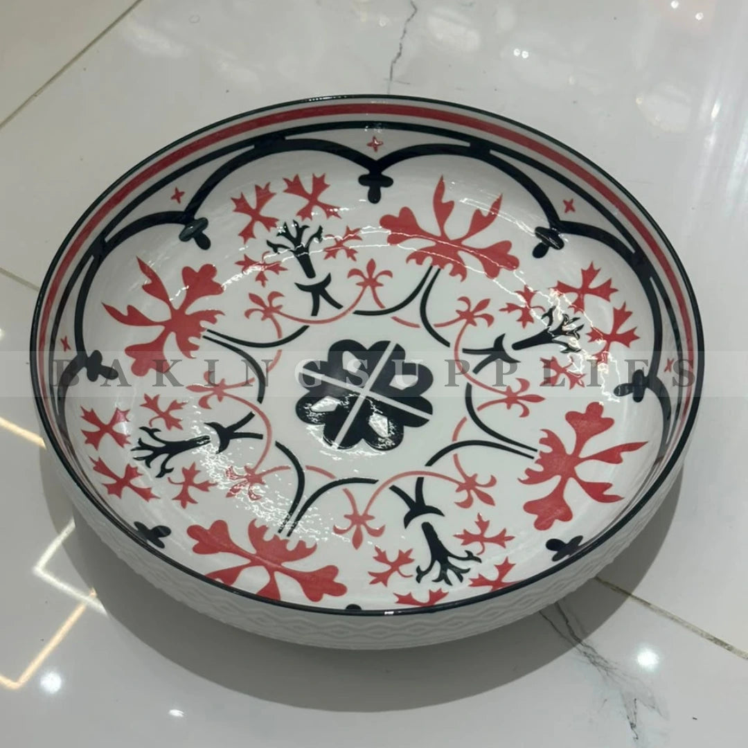 Danny Home Deep Bowl 14 Inch | Premium Ceramic Serving Bowl
