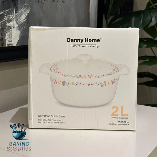 Danny Home 2 L Ceramic Casserole – 27 × 21 × 13 cm