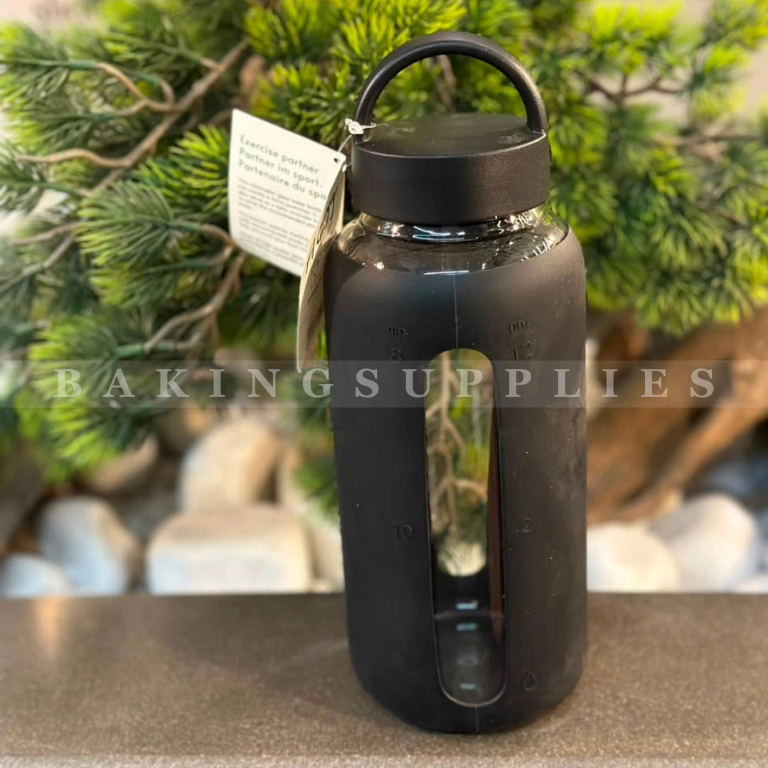 Danny Home 800ml Glass Drink Bottle with Carry Handle