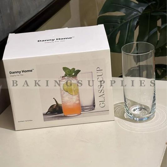 Danny Home Crystal Glass Set of 6 | Premium Drinking Glasses