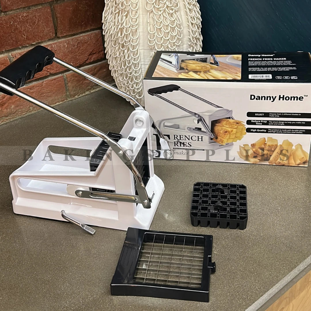 Danny Home French Fries Cutter with 2 Interchangeable Blades