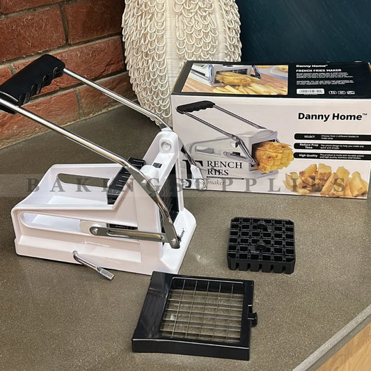 Danny Home French Fries Cutter with 2 Interchangeable Blades