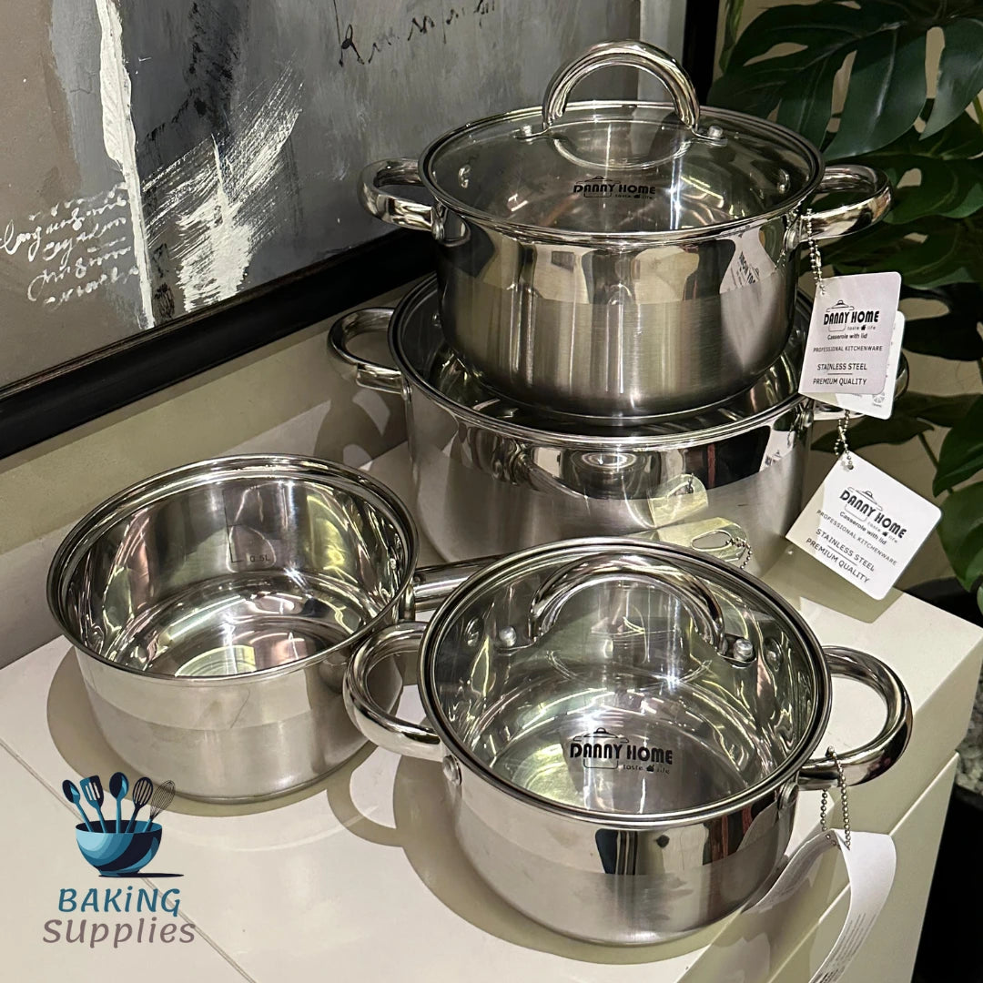Danny Home Stainless Steel Premium Quality Cookware Set