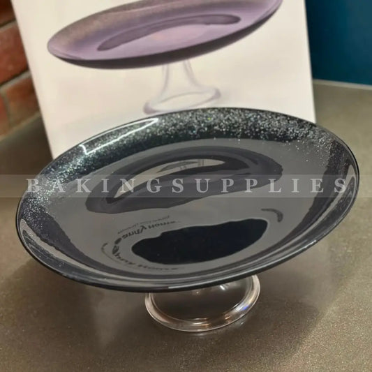 Danny Home Glass Cake Stand | Elegant Dessert & Cake Plate