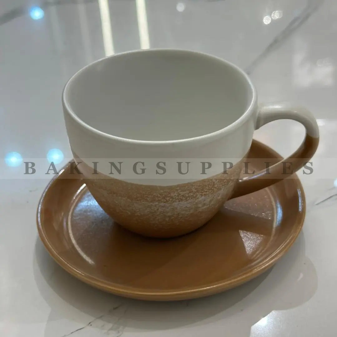 Danny Home 6-Piece Ceramic Cup & Saucer Set