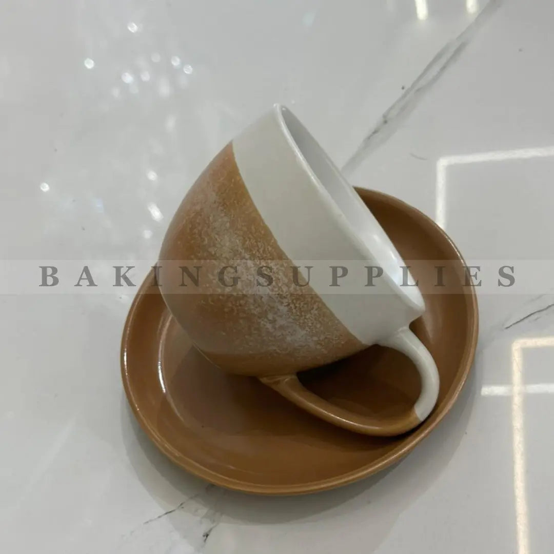 Danny Home 6-Piece Ceramic Cup & Saucer Set