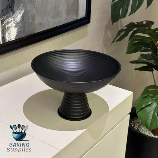 Deep Metal Serving Bowl - Durable & Elegant