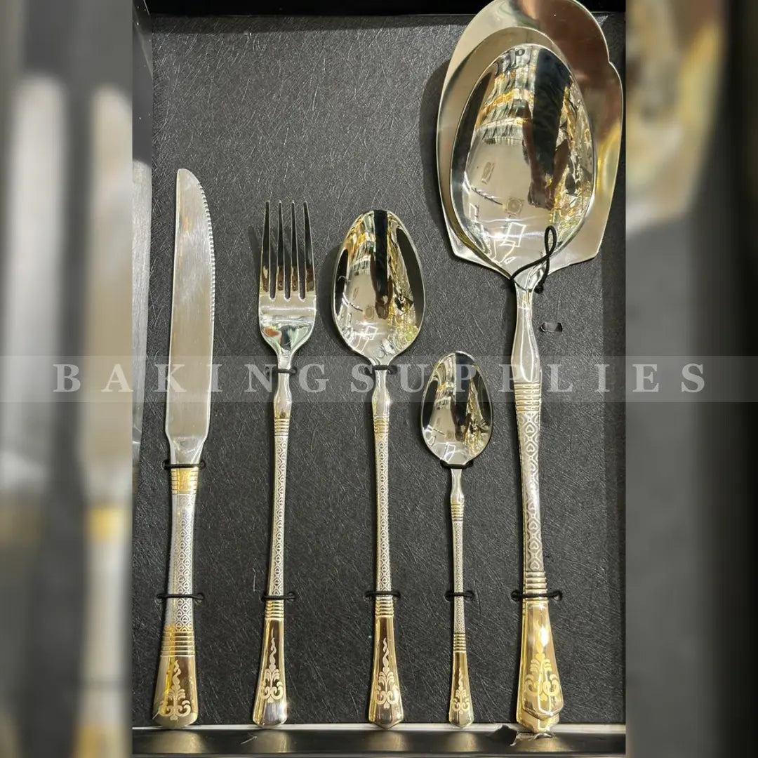 36-Piece Stainless Steel Cutlery Set for 8 Persons