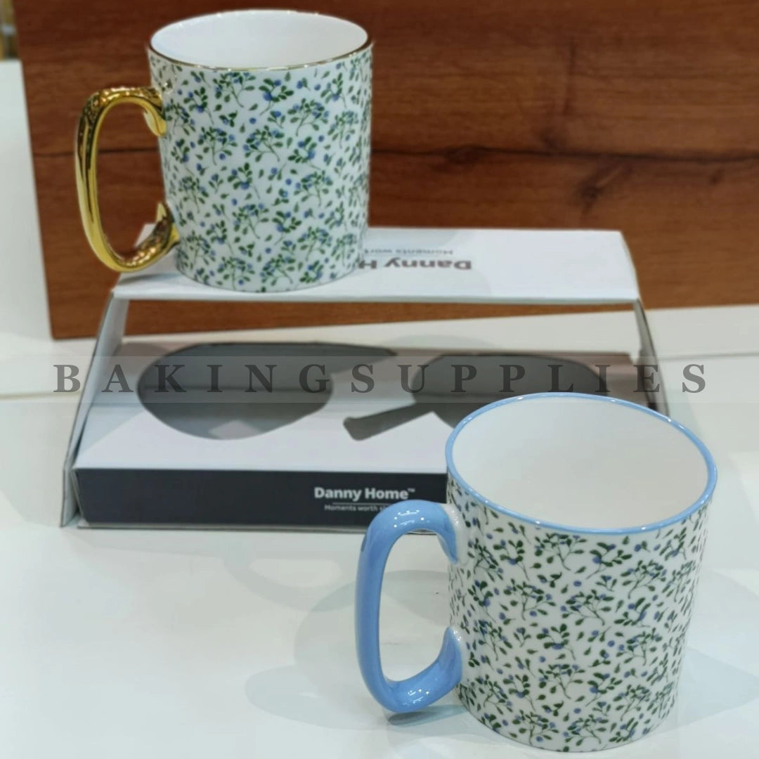 Set of 2 Danny Home Mugs 450ml | Premium Ceramic Coffee Mug Gift Set