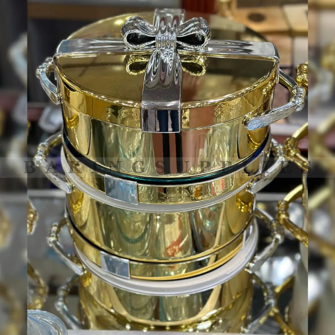 Imported Luxury 3 Piece Hot Pot Set with Lid