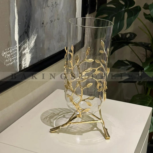 Gold Vase – Elegant Decorative Flower Vase