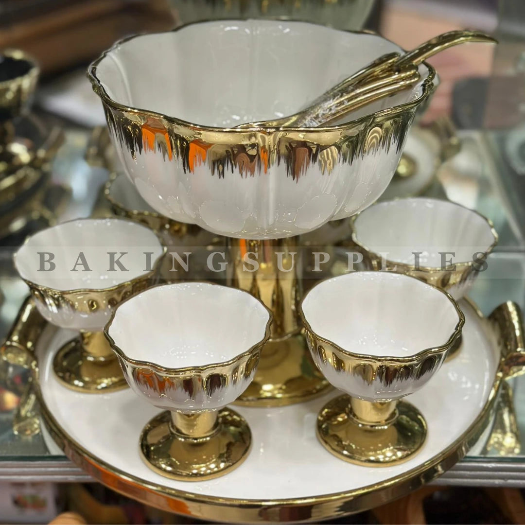 Luxury 15-piece Ice Cream Serving Set