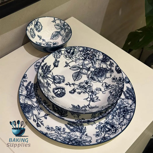 Gupan 24‑Piece Porcelain Plate Set – Service for Six