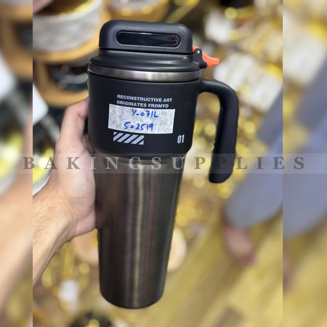 Hot & Cool Stainless Steel Water Bottle with Handle