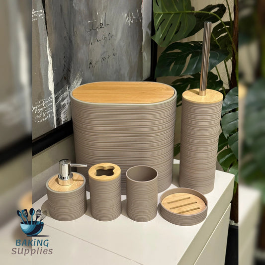 Imported High-Quality Bathroom Accessories Set – Premium Counter Ensemble